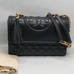 Tory Burch Fleming Quilted Leather Convertible Shoulder Bag